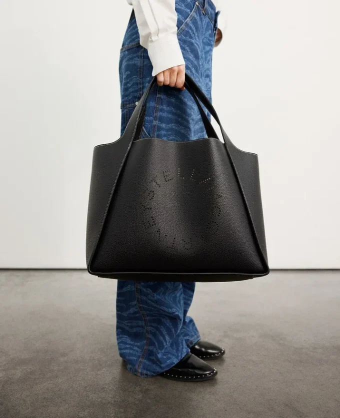 Borsa tote grande con logo Borsa tote grande con logo