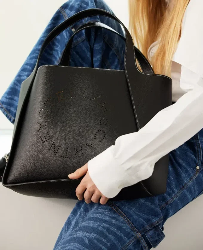 Borsa tote grande con logo Borsa tote grande con logo
