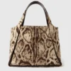 Borsa tote grande con logo Cloud Leopard