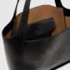 Borsa tote grande con logo e borchie Borsa tote grande con logo e borchie