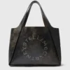 Borsa tote grande con logo invecchiato Borsa tote grande con logo invecchiato