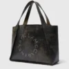 Borsa tote grande con logo invecchiato Borsa tote grande con logo invecchiato