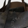 Borsa tote grande con logo invecchiato Borsa tote grande con logo invecchiato