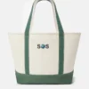 Borsa tote grande con ricamo SOS Borsa tote grande con ricamo SOS