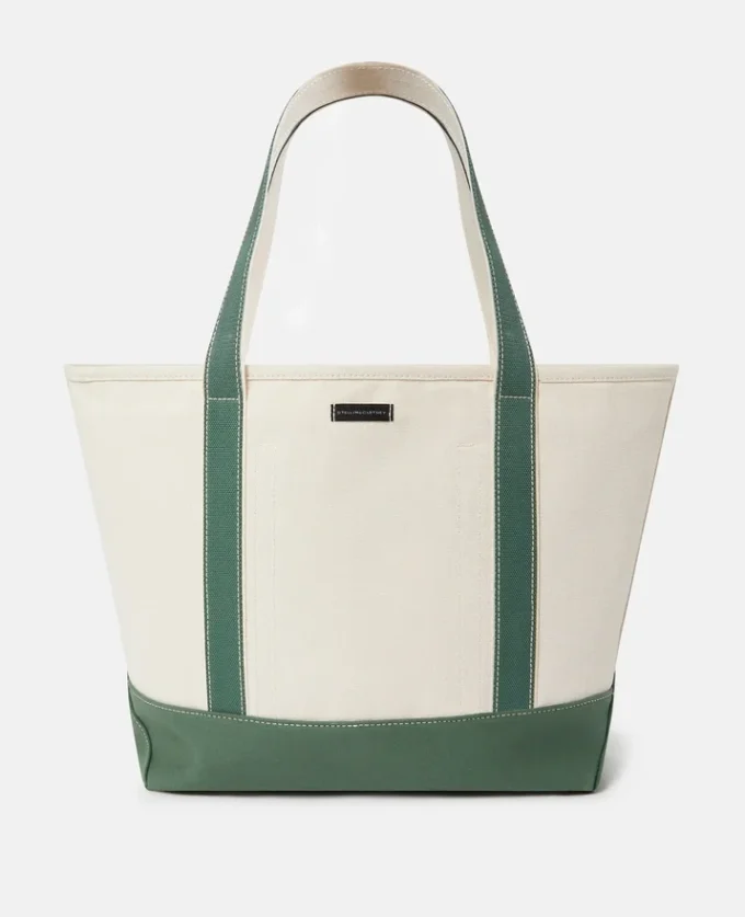 Borsa tote grande con ricamo SOS Borsa tote grande con ricamo SOS