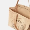 Borsa tote grande in rafia con logo Borsa tote grande in rafia con logo