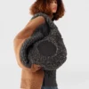 Borsa tote grande Logo Plush Teddy Hobo Borsa tote grande Logo Plush Teddy Hobo