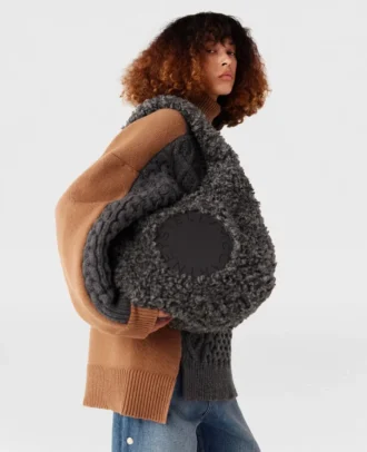 Borsa tote grande Logo Plush Teddy Hobo