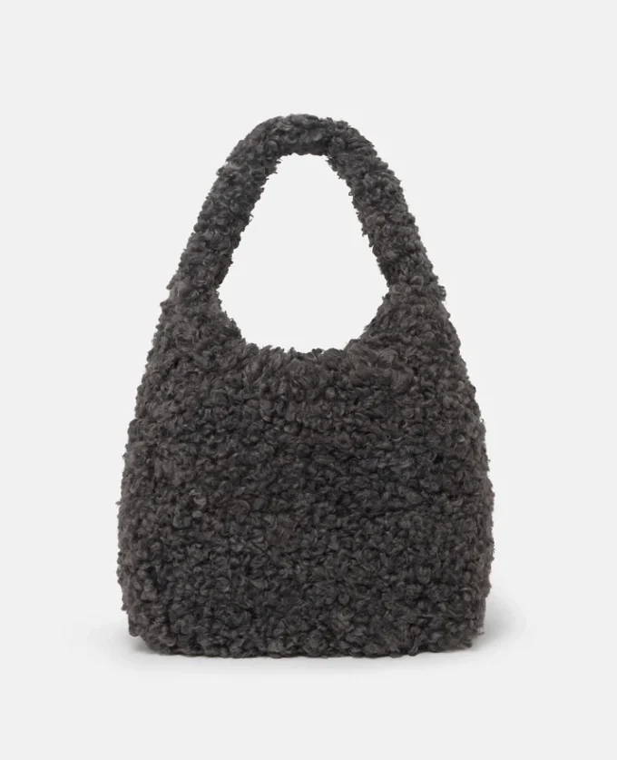 Borsa tote grande Logo Plush Teddy Hobo Borsa tote grande Logo Plush Teddy Hobo