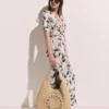Borsa tote grande Logo Raffia Slouchy Borsa tote grande Logo Raffia Slouchy