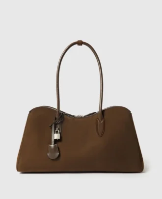 Borsa tote in pelle scamosciata Ryder