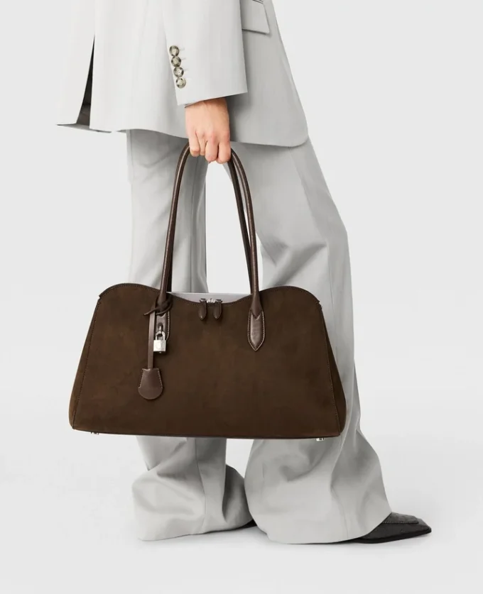 Borsa tote in pelle scamosciata Ryder Borsa tote in pelle scamosciata Ryder