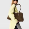 Borsa tote in pelle scamosciata Ryder Borsa tote in pelle scamosciata Ryder