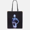 Borsa tote in tela di cotone biologico con grafica Sexy Robot Borsa tote in tela di cotone biologico con grafica Sexy Robot