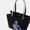 Borsa tote in tela di cotone biologico con grafica Sexy Robot Borsa tote in tela di cotone biologico con grafica Sexy Robot