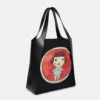 Borsa tote in tela di cotone con stampa Lonesome Puppy Borsa tote in tela di cotone con stampa Lonesome Puppy