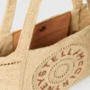 Borsa tote media in rafia con logo Borsa tote media in rafia con logo