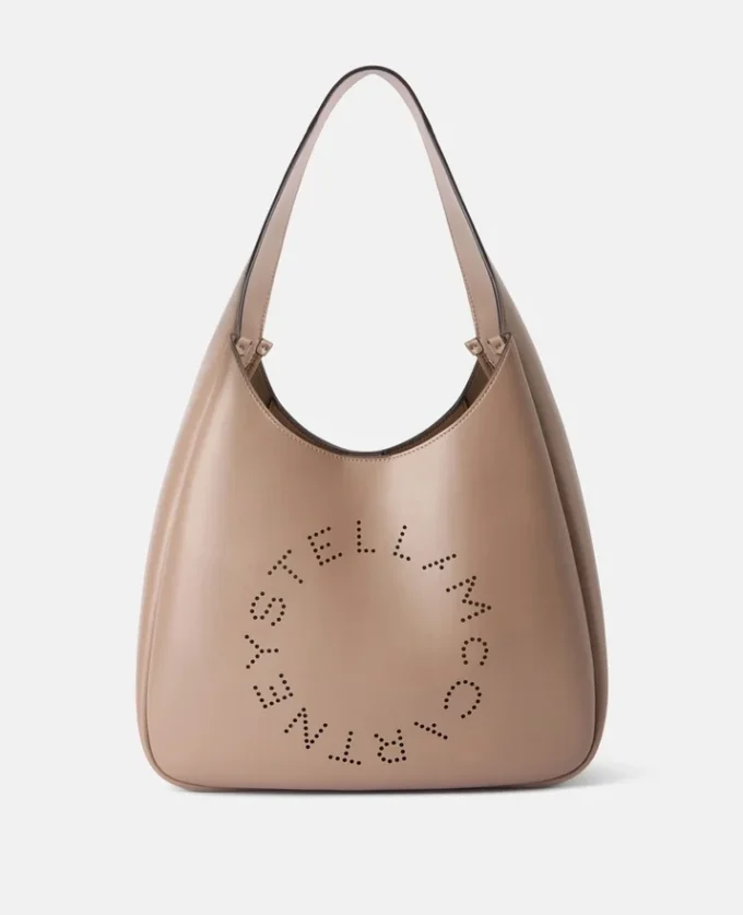 Borsa tote morbida con logo Borsa tote morbida con logo