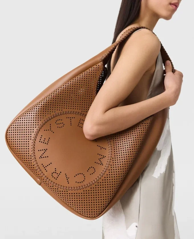 Borsa tote morbida con logo Borsa tote morbida con logo