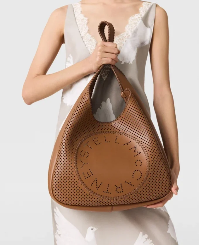 Borsa tote morbida con logo Borsa tote morbida con logo