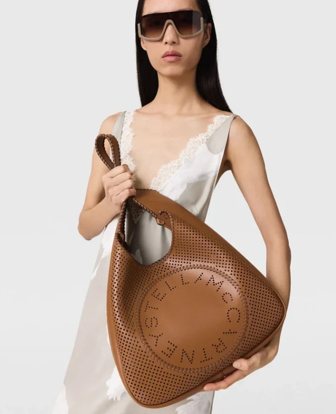 Borsa tote morbida con logo Borsa tote morbida con logo