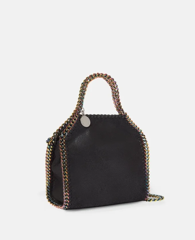 Borsa tote piccola Falabella con catena olografica Borsa tote piccola Falabella con catena olografica