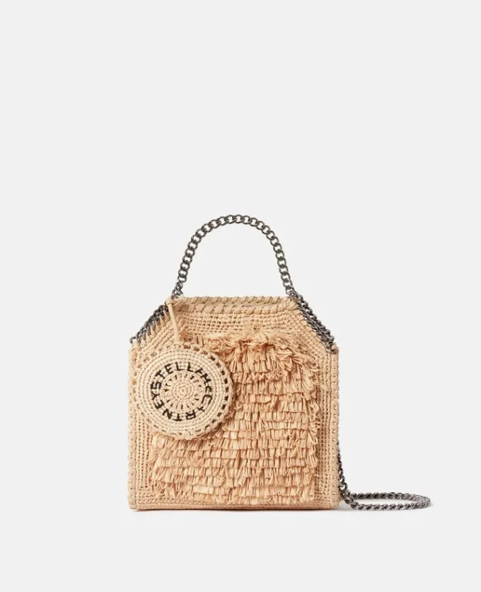 Borsa tote piccola in rafia Falabella Borsa tote piccola in rafia Falabella