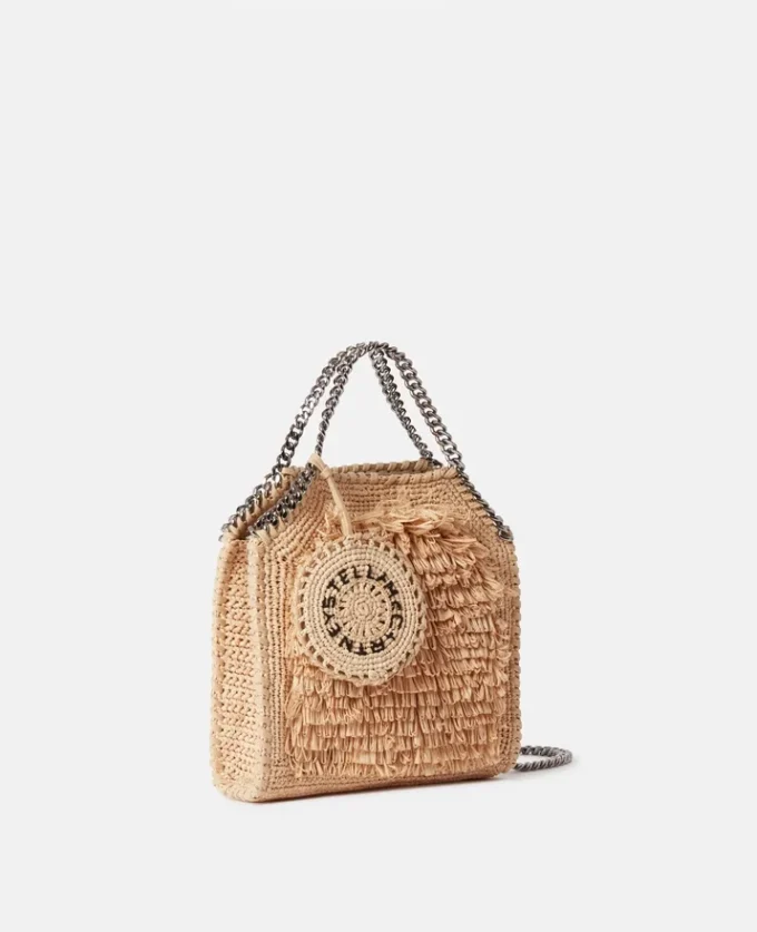 Borsa tote piccola in rafia Falabella Borsa tote piccola in rafia Falabella
