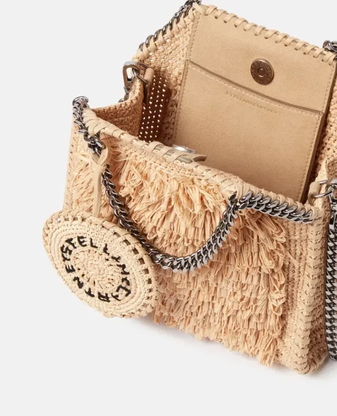 Borsa tote piccola in rafia Falabella Borsa tote piccola in rafia Falabella
