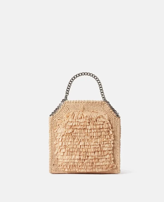 Borsa tote piccola in rafia Falabella Borsa tote piccola in rafia Falabella