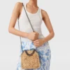Borsa tote piccola in rafia Falabella Borsa tote piccola in rafia Falabella