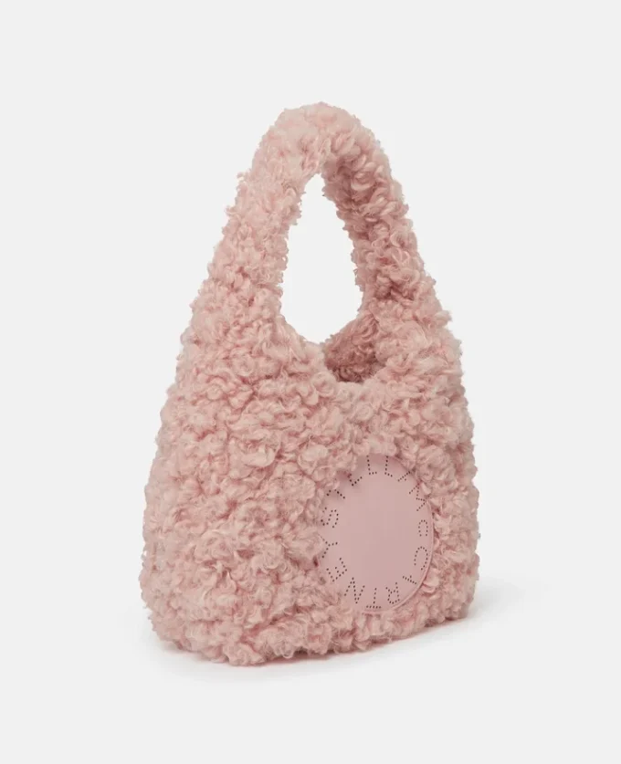 Borsa tote piccola Logo Plush Teddy Hobo Borsa tote piccola Logo Plush Teddy Hobo