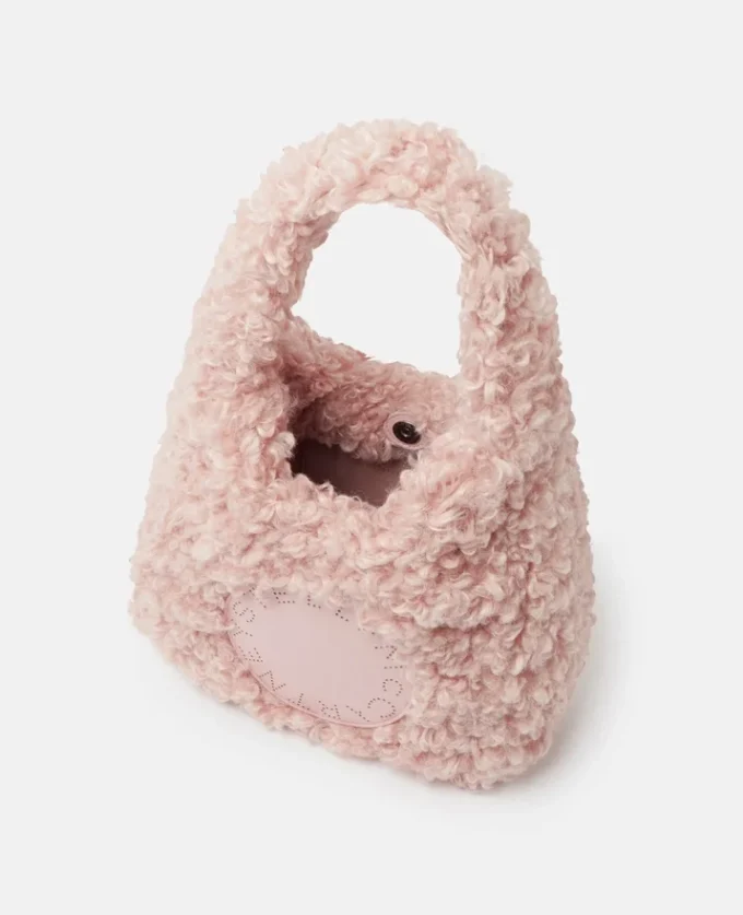 Borsa tote piccola Logo Plush Teddy Hobo Borsa tote piccola Logo Plush Teddy Hobo