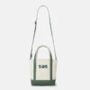 Borsa tote piccola ricamata SOS Borsa tote piccola ricamata SOS
