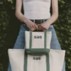 Borsa tote piccola ricamata SOS Borsa tote piccola ricamata SOS
