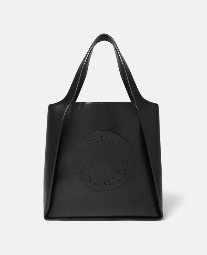 Borsa tote quadrata con logo Stella Borsa tote quadrata con logo Stella