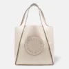 Borsa tote quadrata con logo Stella Borsa tote quadrata con logo Stella