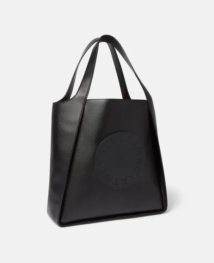 Borsa tote quadrata con logo Stella Borsa tote quadrata con logo Stella