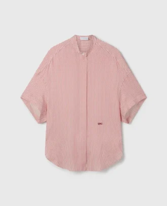 Camicia a maniche corte a righe