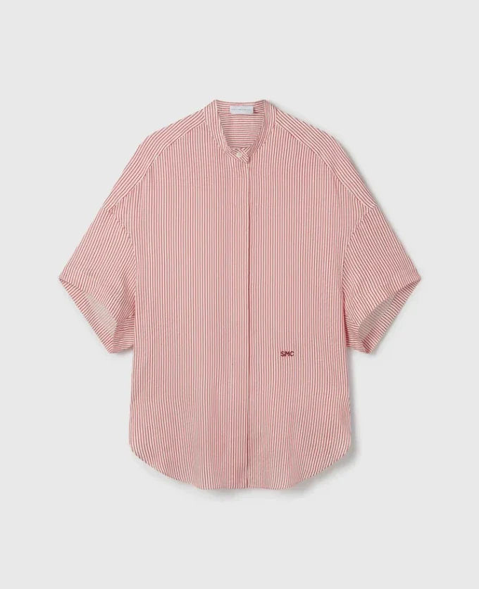 Camicia a maniche corte a righe Camicia a maniche corte a righe