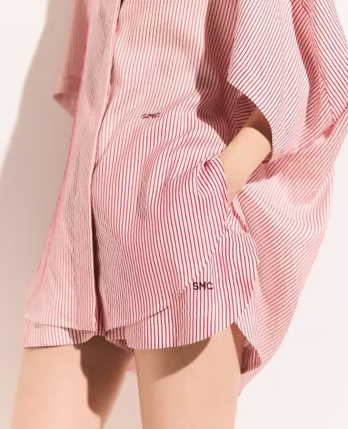 Camicia a maniche corte a righe Camicia a maniche corte a righe