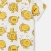 Camicia a maniche corte con stampa a tamburo Camicia a maniche corte con stampa a tamburo