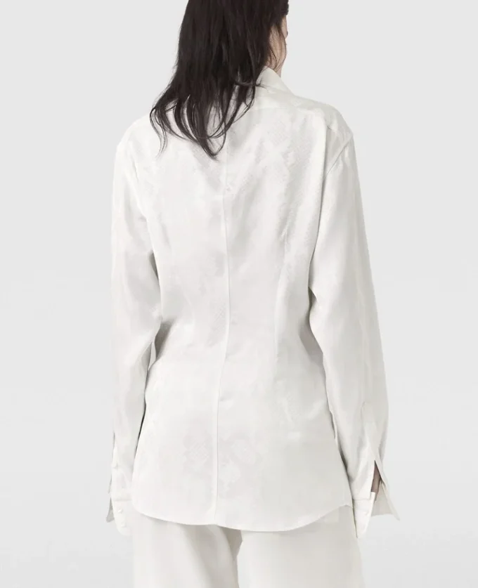 Camicia a maniche lunghe con stampa serpente Camicia a maniche lunghe con stampa serpente