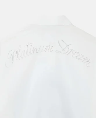 Camicia boyfriend in cotone biologico con stampa Sexy Robot