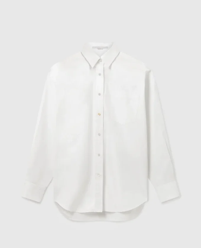 Camicia boyfriend in cotone rigenerativo Camicia boyfriend in cotone rigenerativo