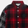 Camicia classica con pannelli a quadri Camicia classica con pannelli a quadri