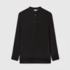 Camicia con collo a fascia Camicia con collo a fascia