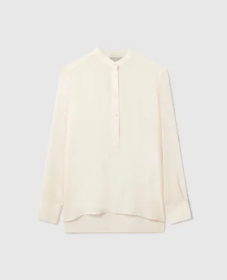 Camicia con collo a fascia