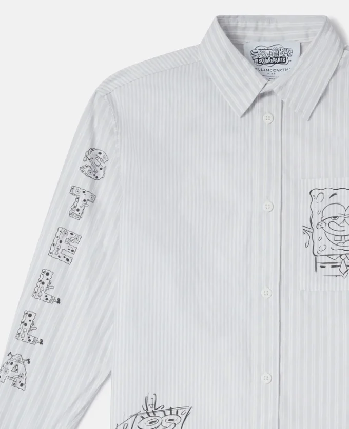 Camicia con stampa grafica SpongeBob Camicia con stampa grafica SpongeBob
