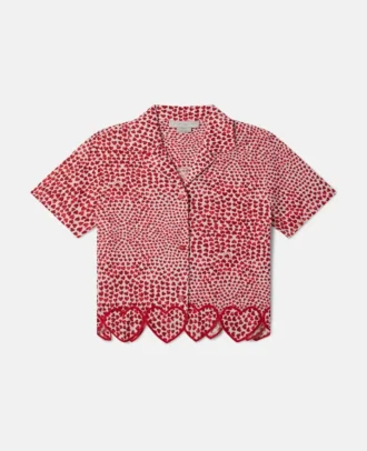 Camicia in cotone biologico High Summer Hearts